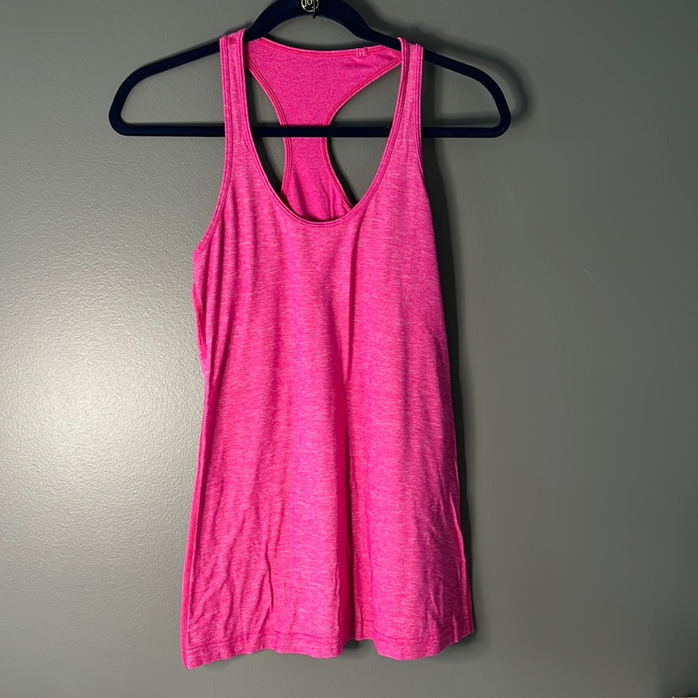 Lululemon Cool Racerback Heathered Jewel Magenta size 8
